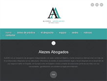 Tablet Screenshot of alezes.com